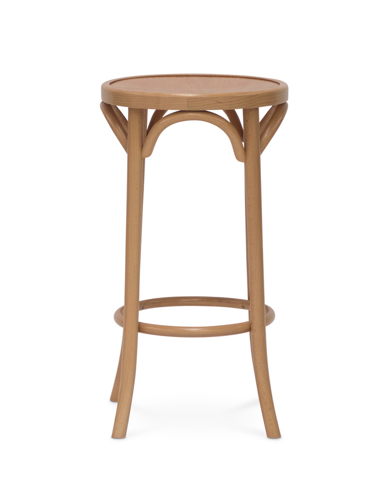 Hoop Bar Stool - Natural, 68Cm