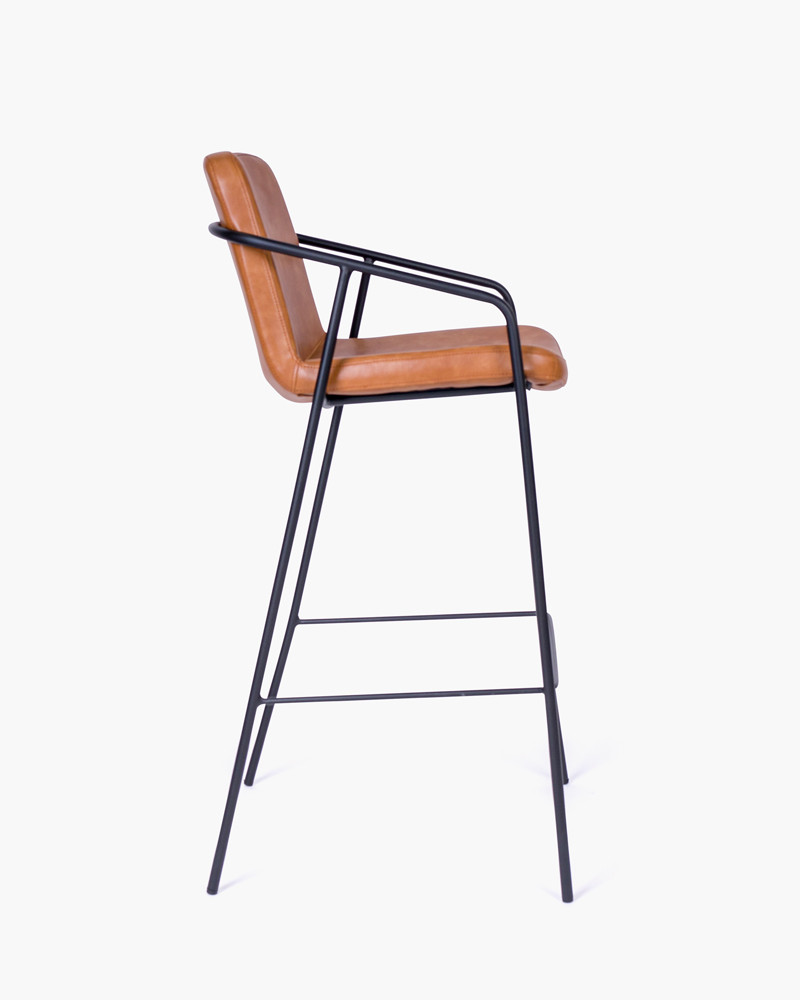 Logan Barstool - Tan, 75Cm
