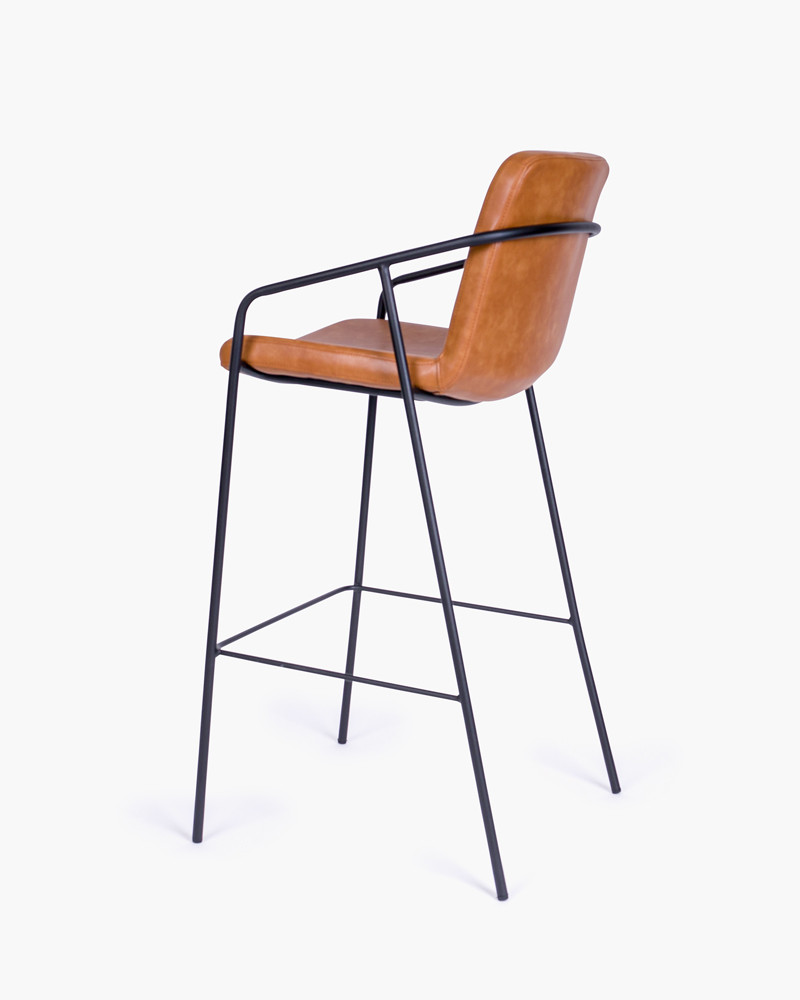 Logan Barstool - Tan, 75Cm