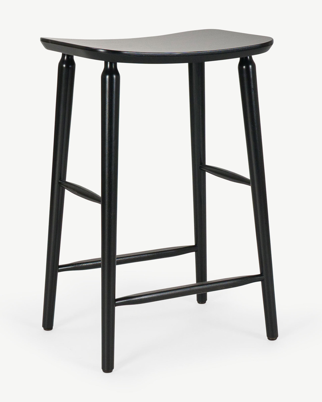 Mackenzie Bar Stool - Black, 65Cm