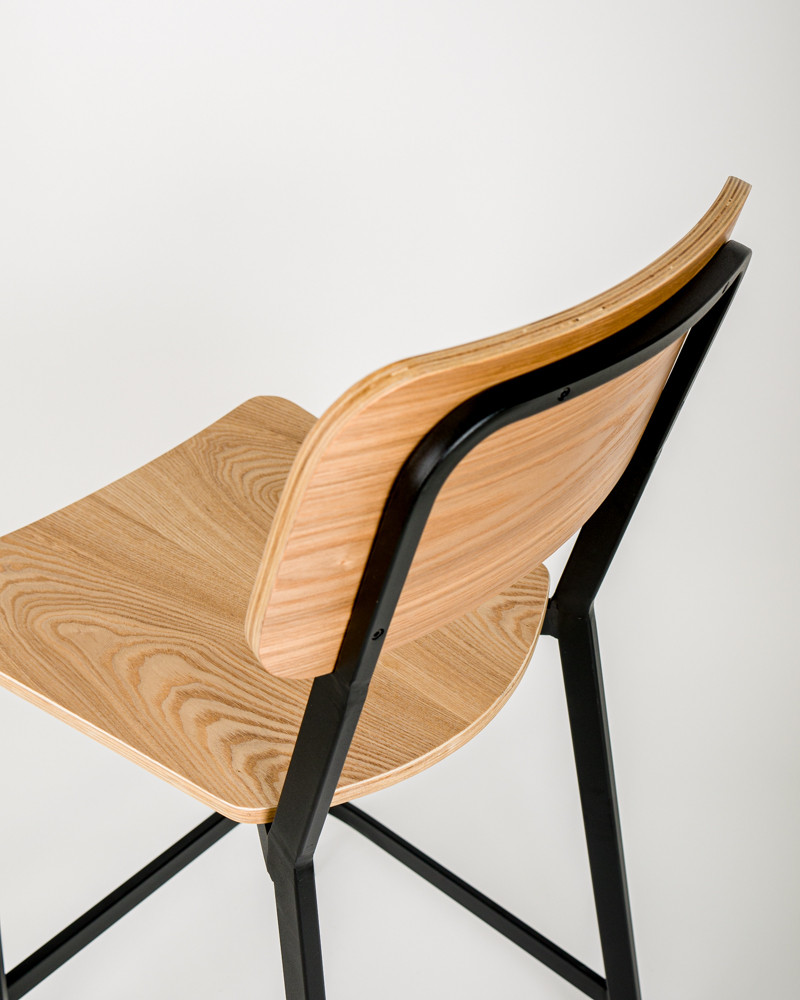 Thomas Barstool - Black, 65Cm