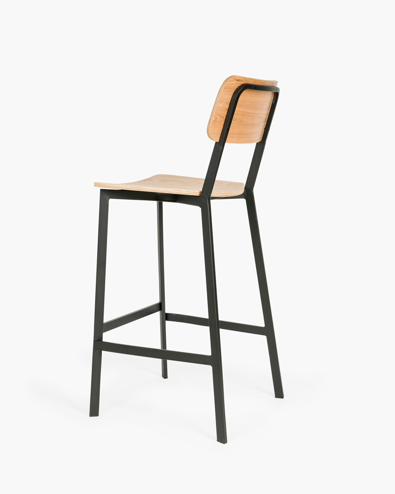 Thomas Barstool - Black, 75Cm