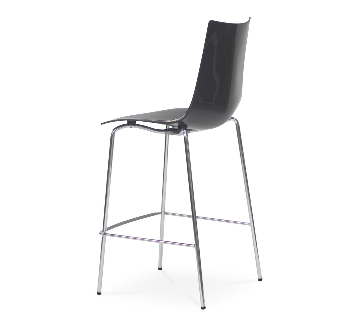 Zebra Bar Stool - Anthracite, 65Cm