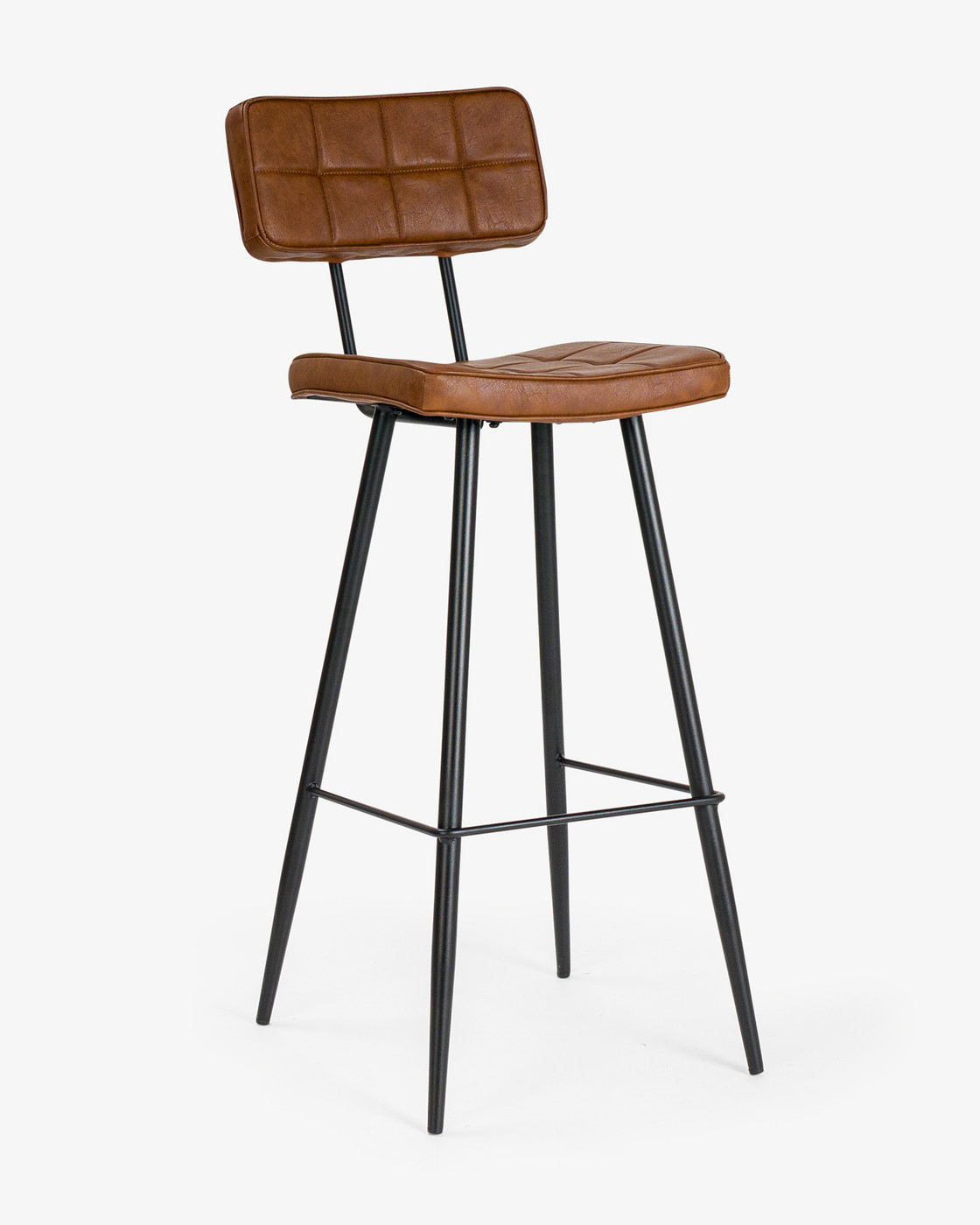 Walter Bar Stool - Chestnut, 75Cm