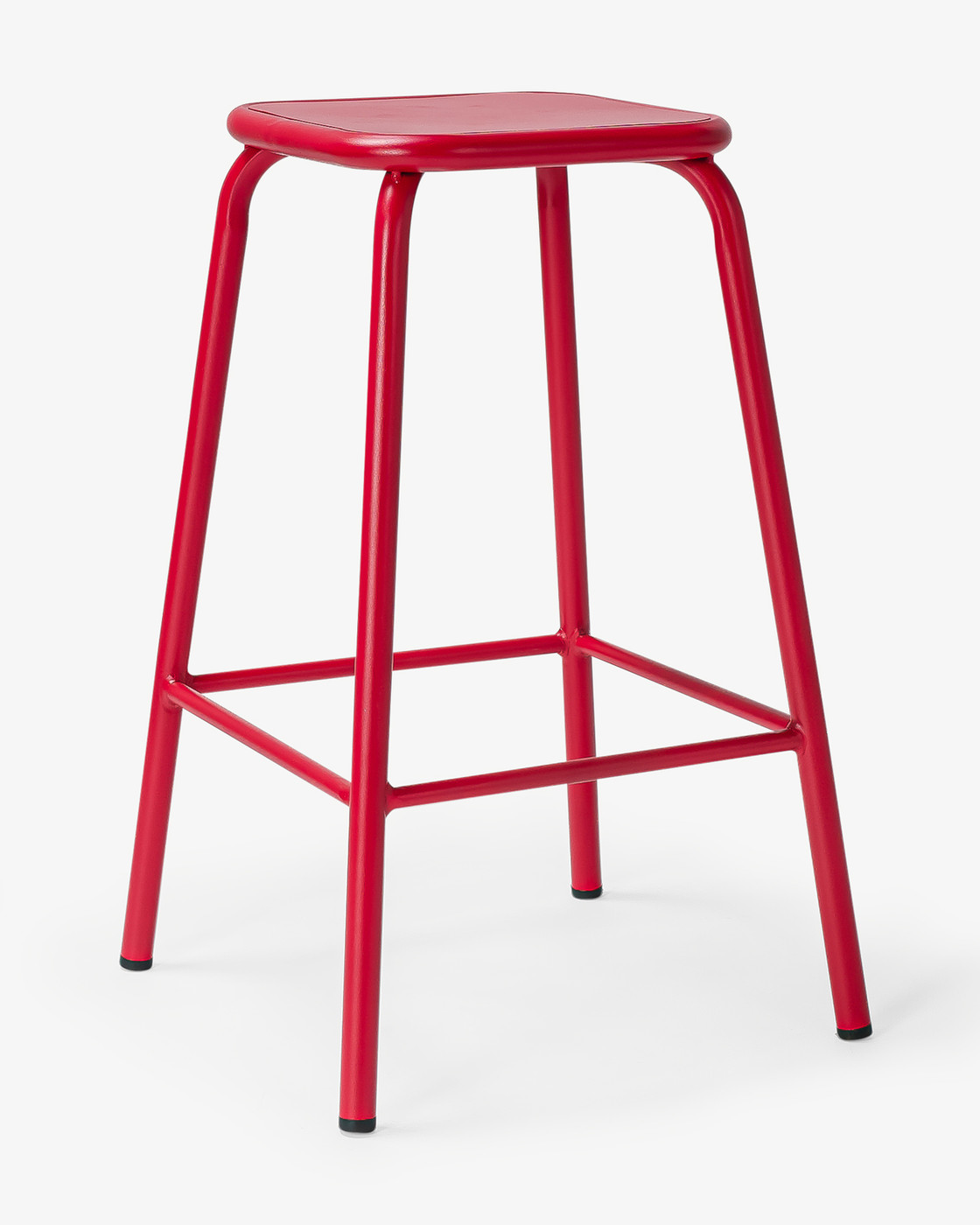 Pedro Bar Stool - Red, 65Cm