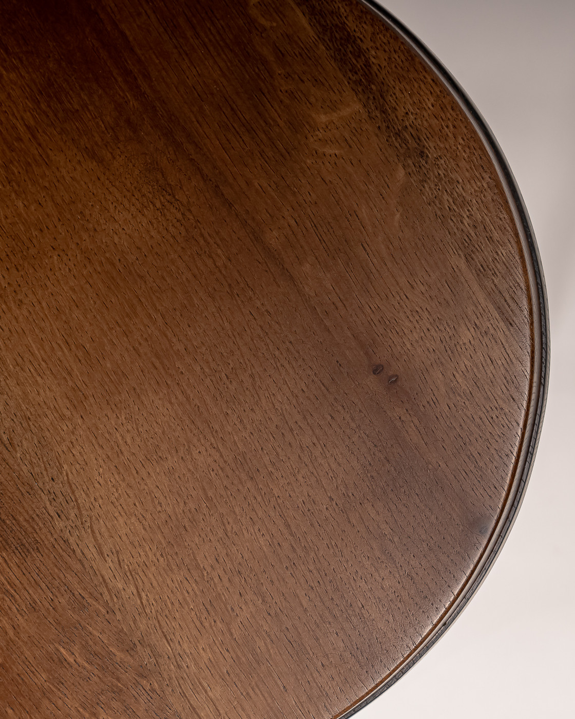 Curve Barstool - Dark Oak, Black 65cm