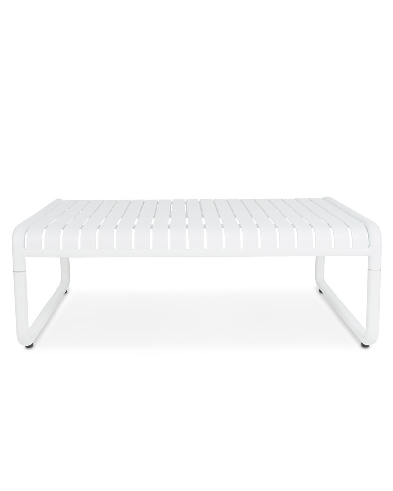 Atticus Outdoor Aluminium Coffee Table - White