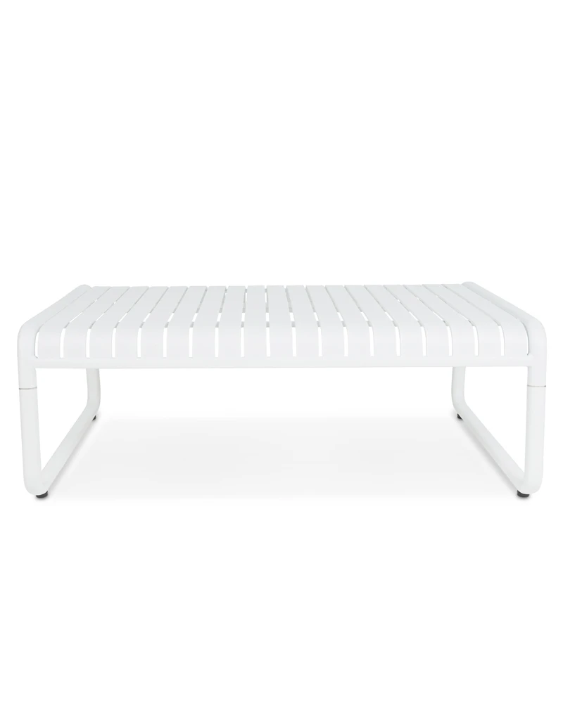 Atticus Outdoor Aluminium Coffee Table - White