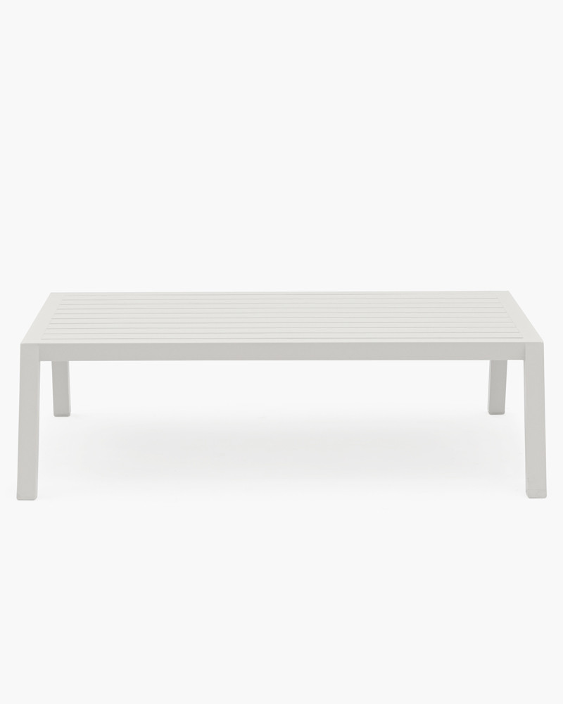 Leigh Outdoor Coffee Table, Large  - White