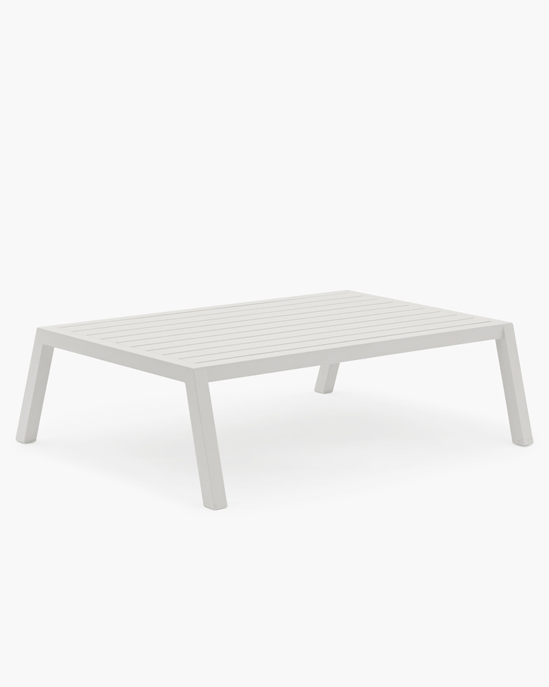 Leigh Outdoor Coffee Table, Large  - White