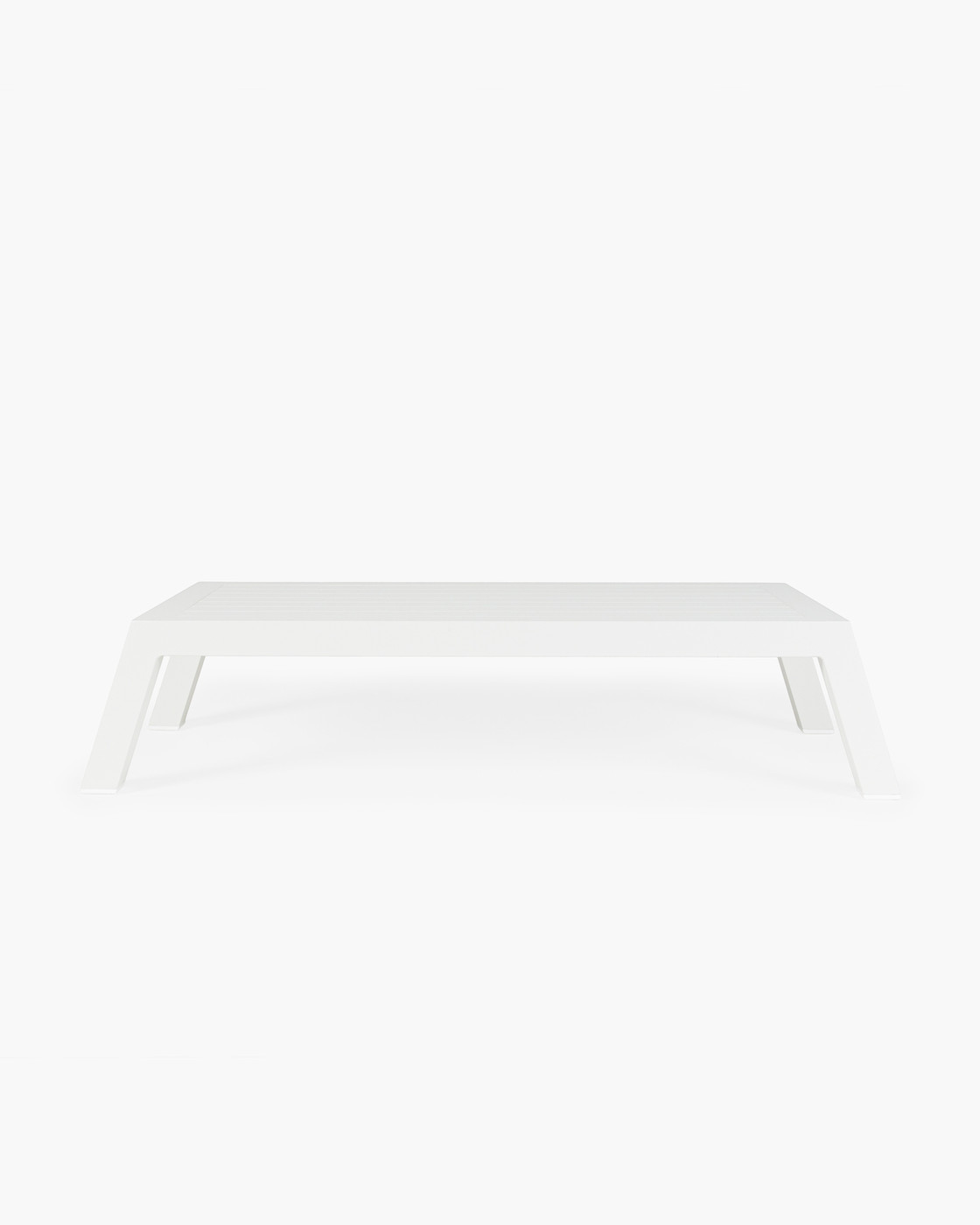 Leigh Outdoor Coffee Table, Medium  - White