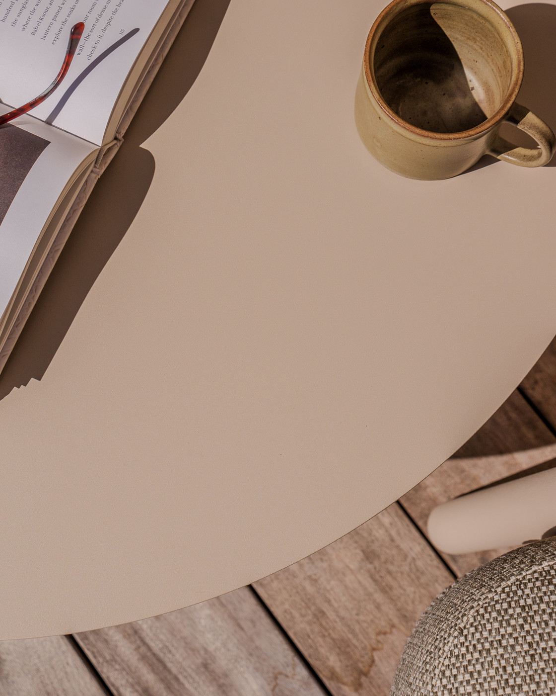 Arc Outdoor Coffee Table - 80Cm Dia, Sand