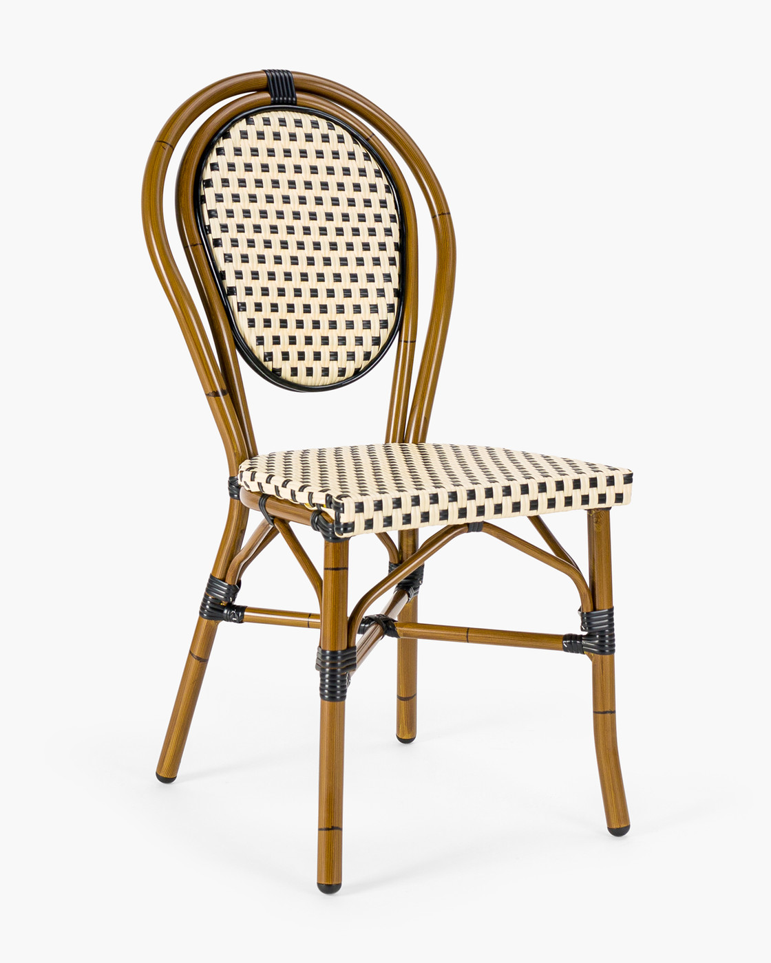 Annecy Chair - Ivory/Black
