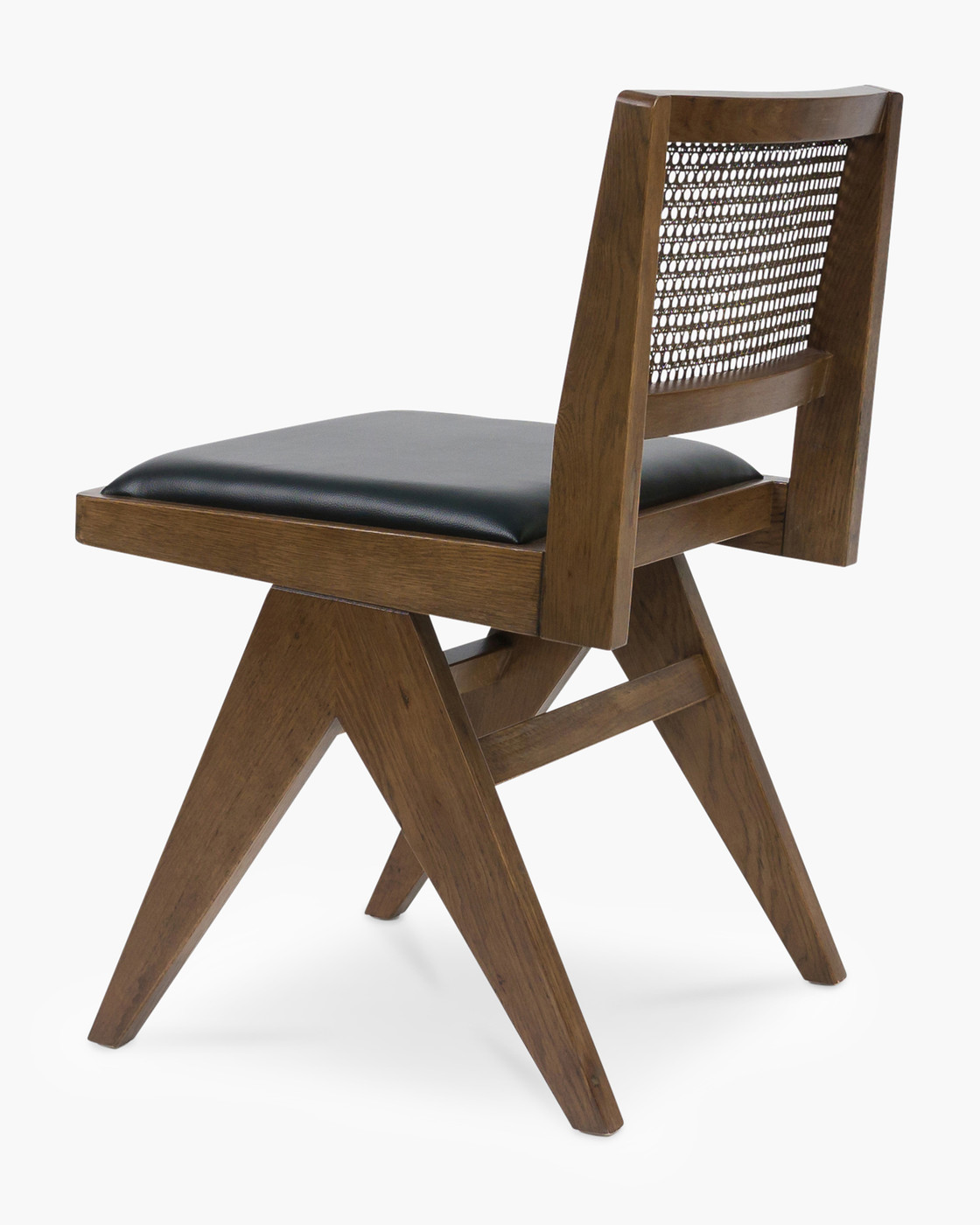 Lillian Chair - Walnut, Black Seat