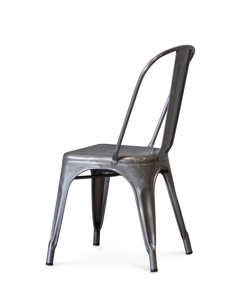 Tolix Replica Chair - Raw Metal Varnish