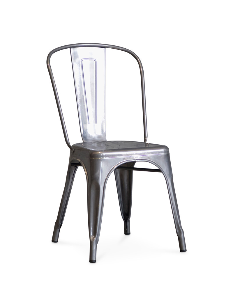 Tolix Replica Chair - Raw Metal Varnish