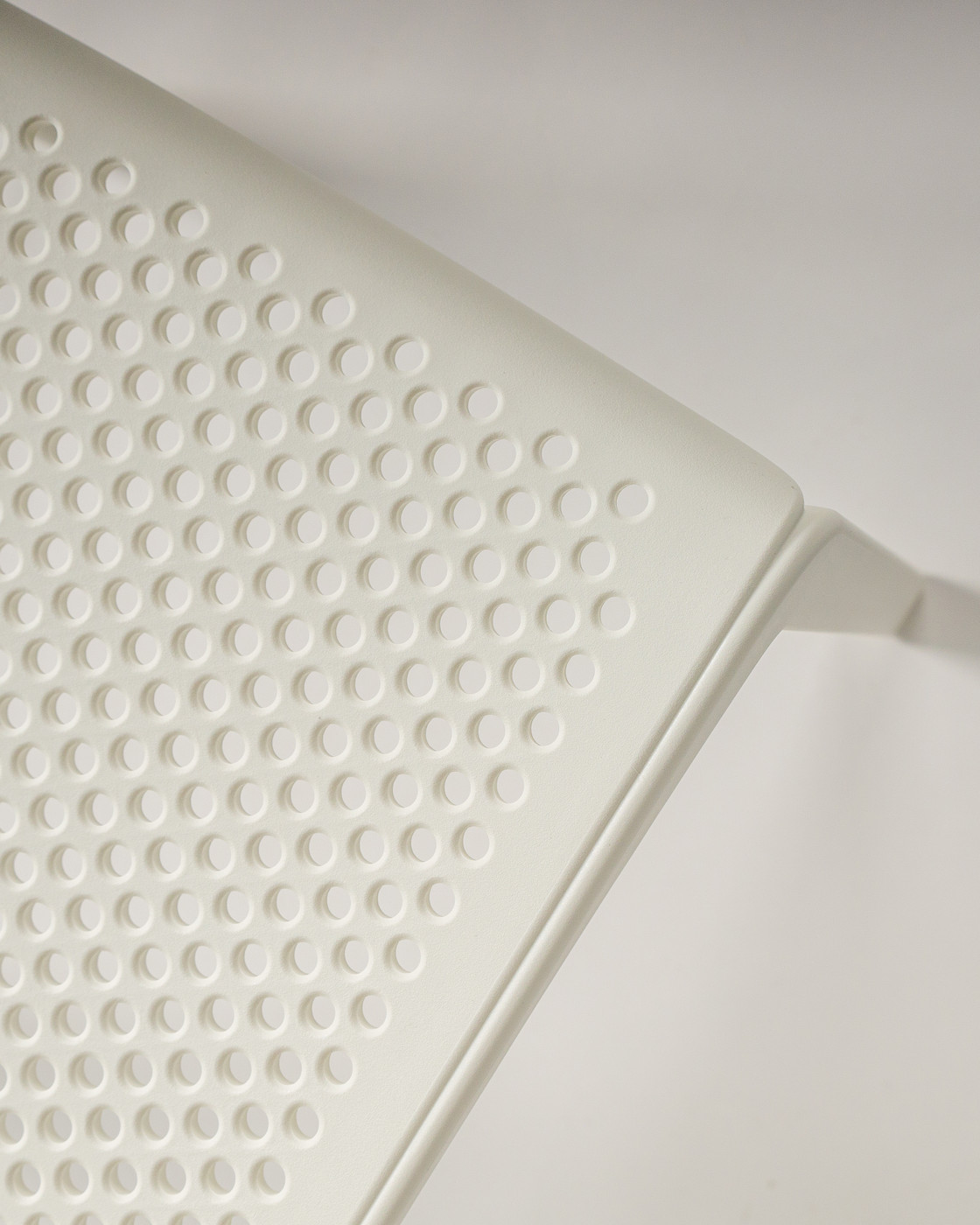 Dome 261 Chair - White, perforated