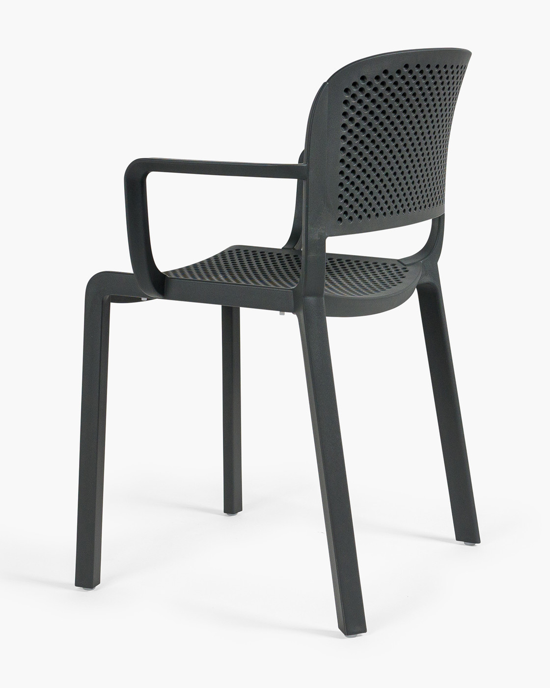 Dome 266 Armchair - Anthracite, perforated