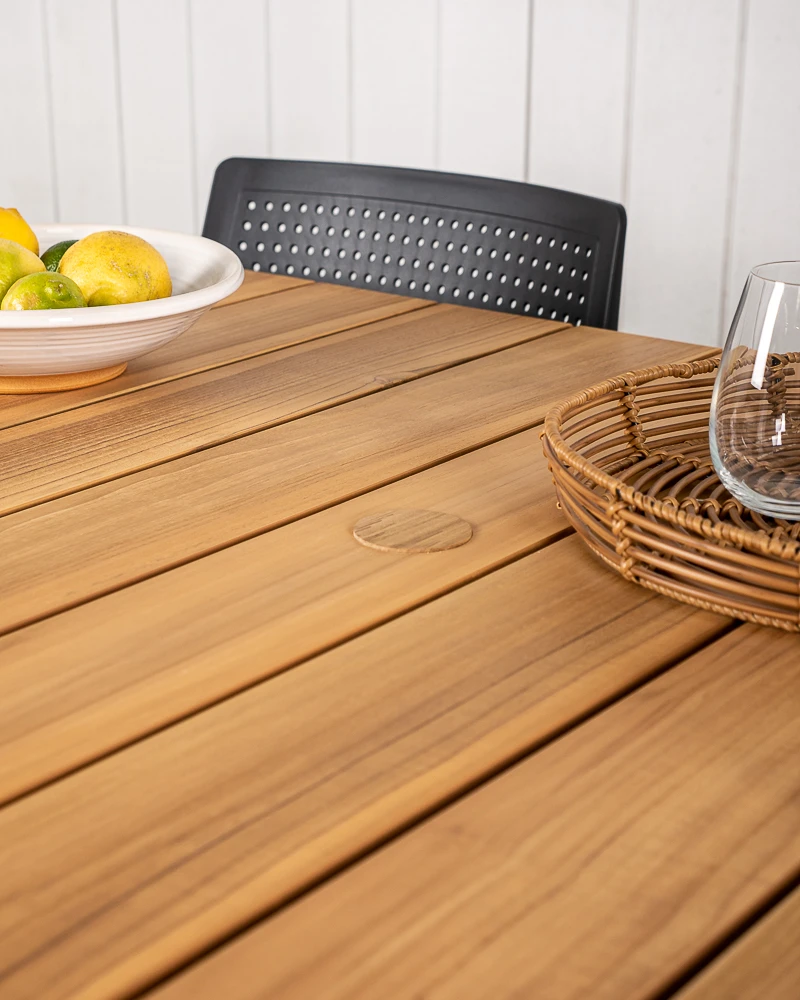 Whitford Outdoor Table - 210X90Cm, Charcoal