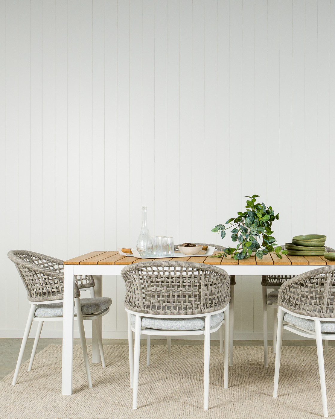 Evelyn Outdoor Table - 210X90Cm, White