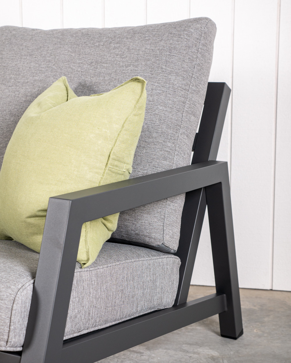 Leigh Outdoor Armchair - Charcoal