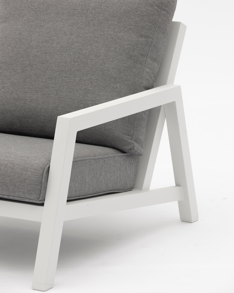Leigh Outdoor Armchair - White