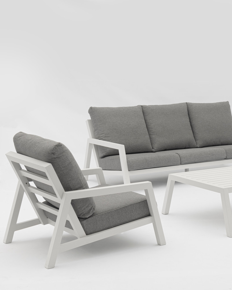 Leigh Outdoor Armchair - White