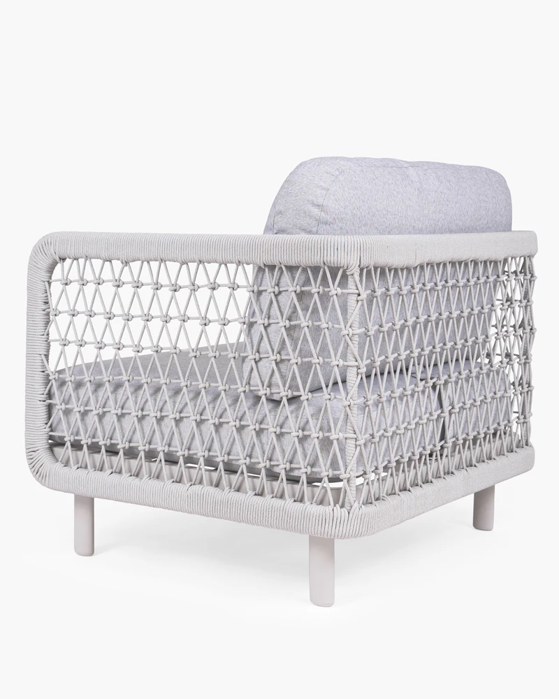 Waiheke Outdoor Armchair - Light Grey