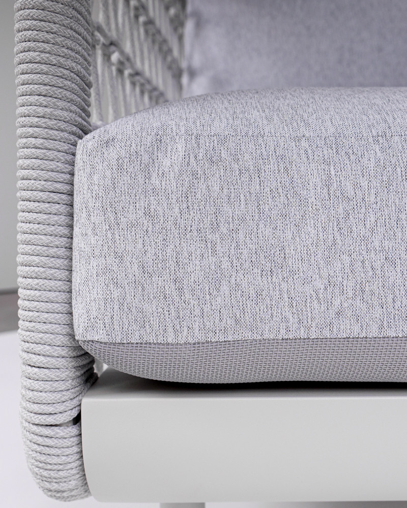 Waiheke Outdoor Armchair - Light Grey