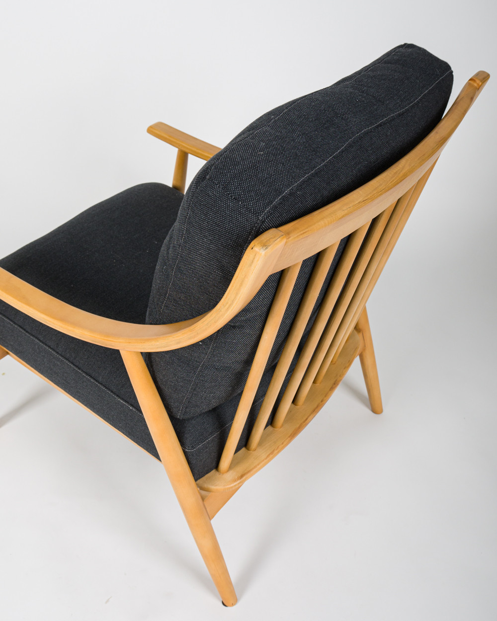 Farrah Fabric Armchair - Black