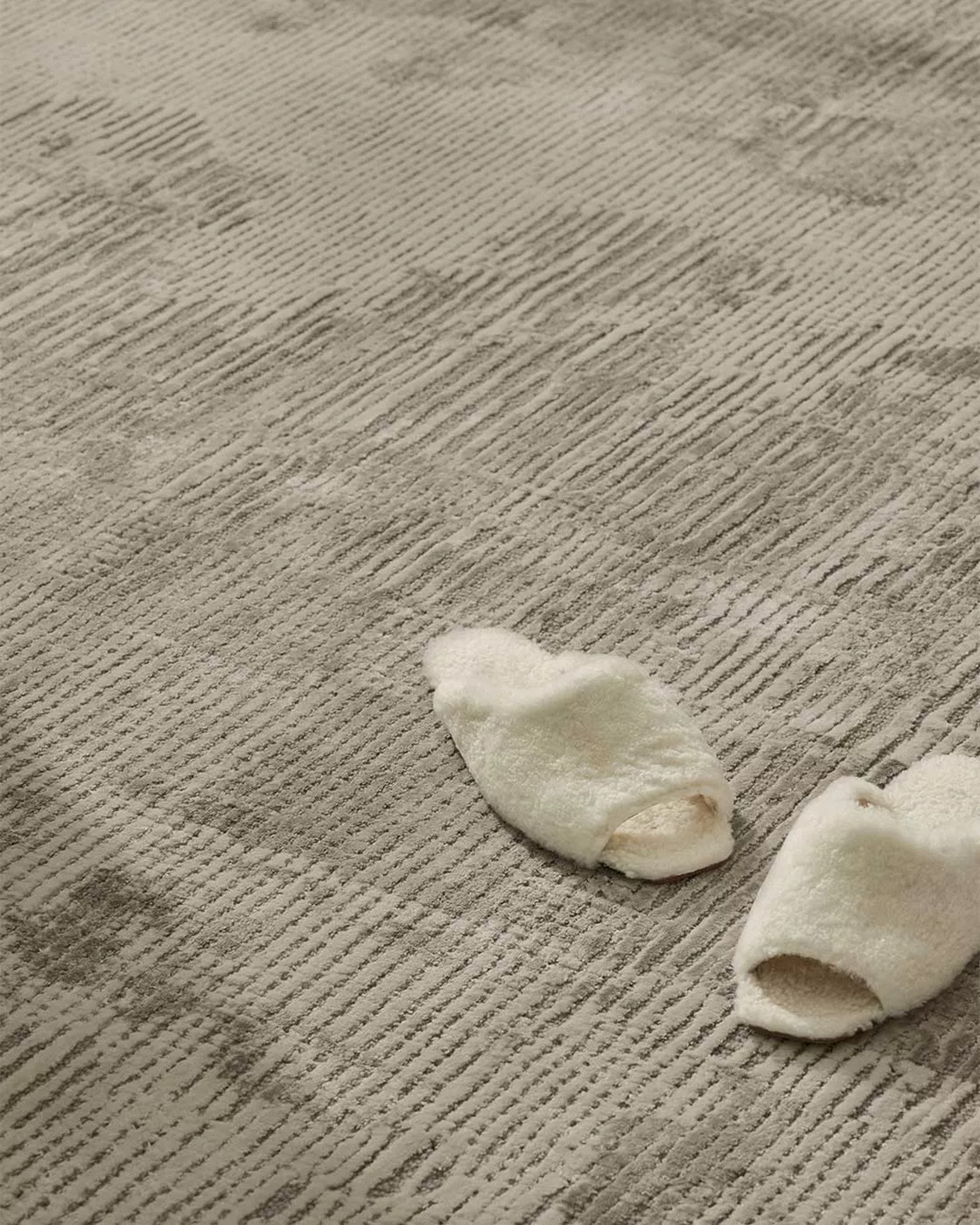 Weave Glebe Rug - Silver, 2m x 3m