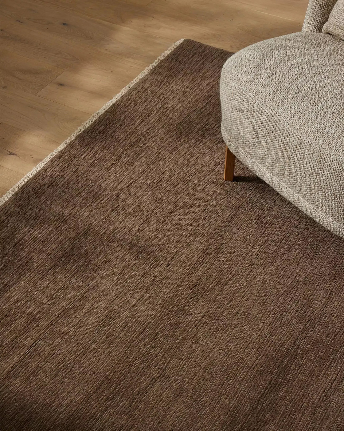 Weave Alessandre Wool Rug - Taupe, 2m x 3m