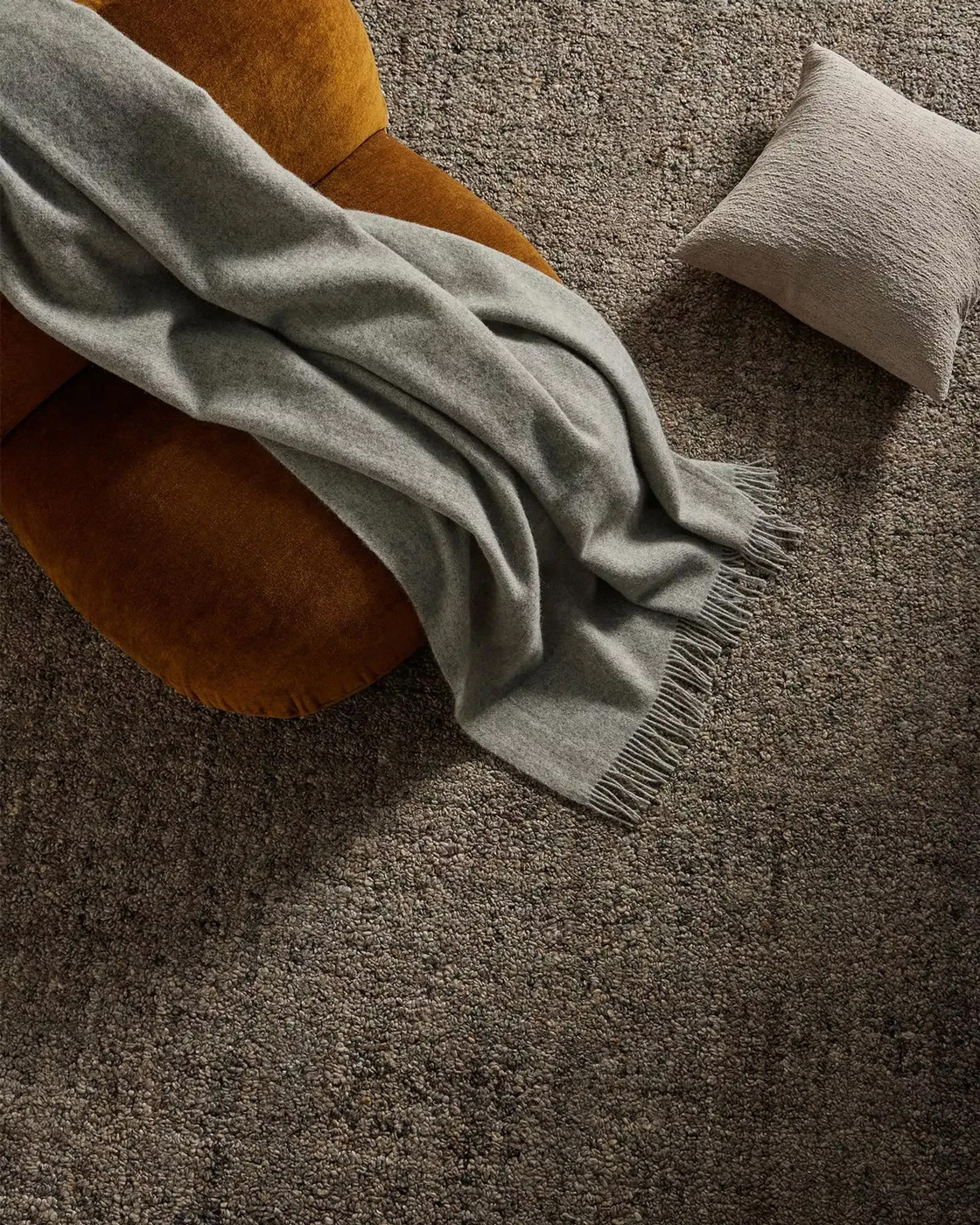 Weave Marceau Loop Pile Rug - Shale, 3m x 4m