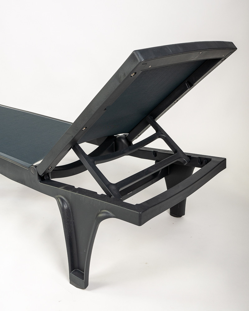 Tahiti Sun Lounger - Anthracite W Anthracite Fabric