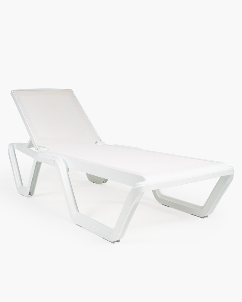 Vela Sun Lounger - Linen W Linen Fabric
