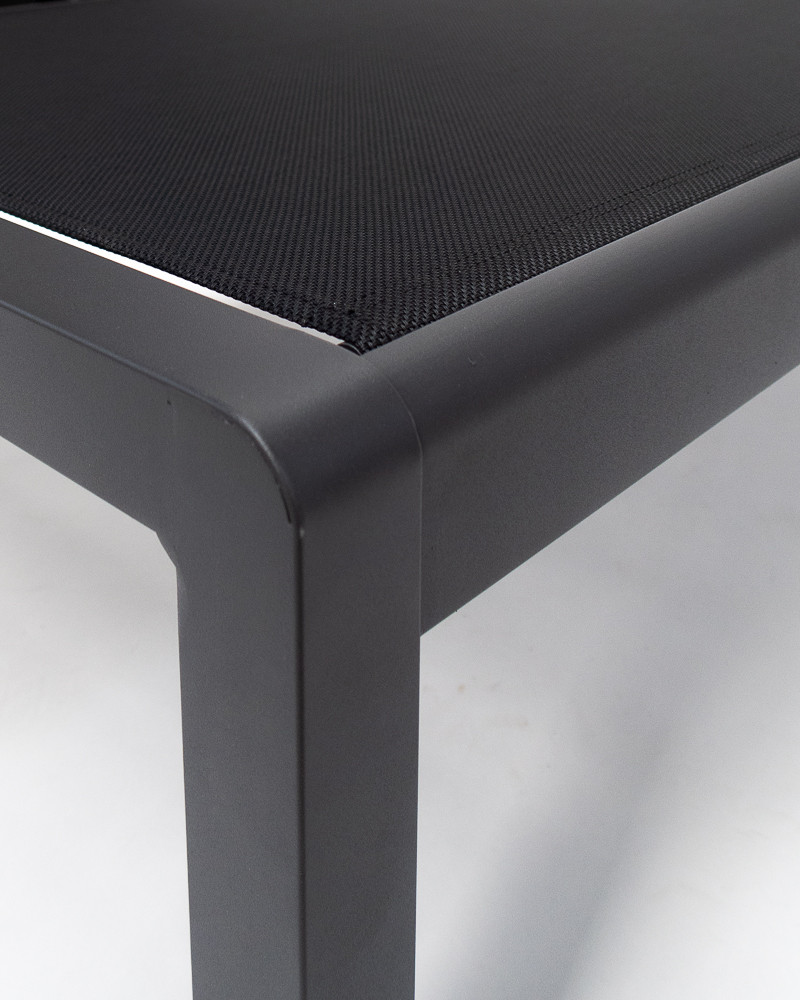 Matakana Sun Lounger - Charcoal