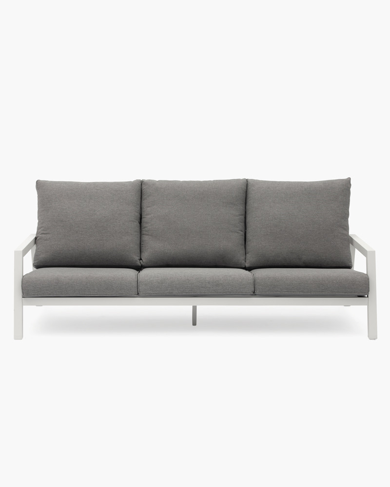 Leigh Outdoor Sofa - Three Seater , White