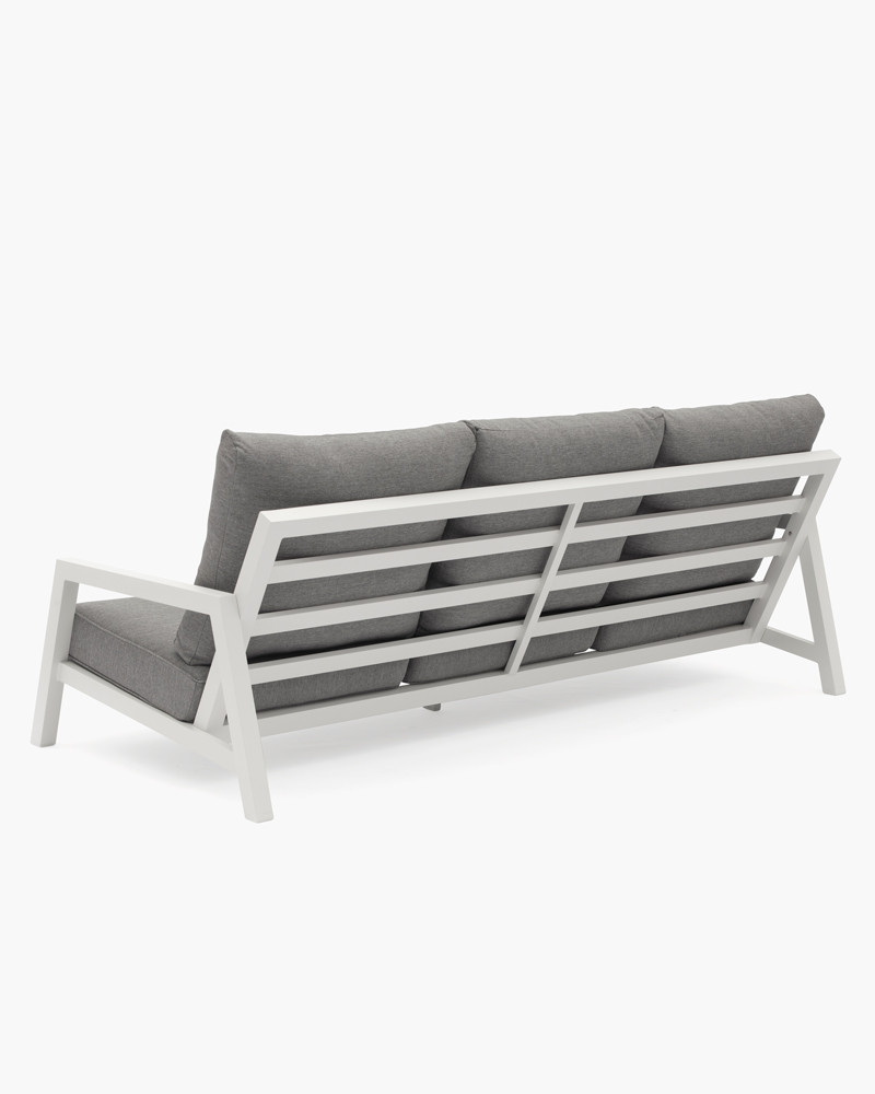 Leigh Outdoor Sofa - Three Seater , White