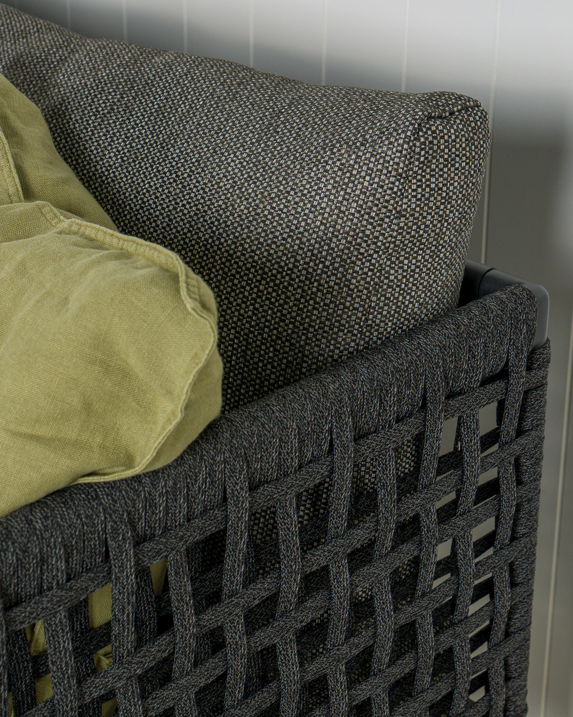 Corsica Outdoor Sofa - 3 Seater, Charcoal