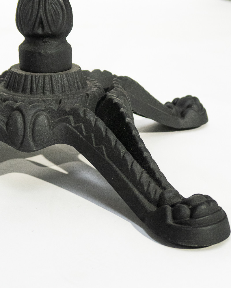 Ted Ornate Table Base - Black
