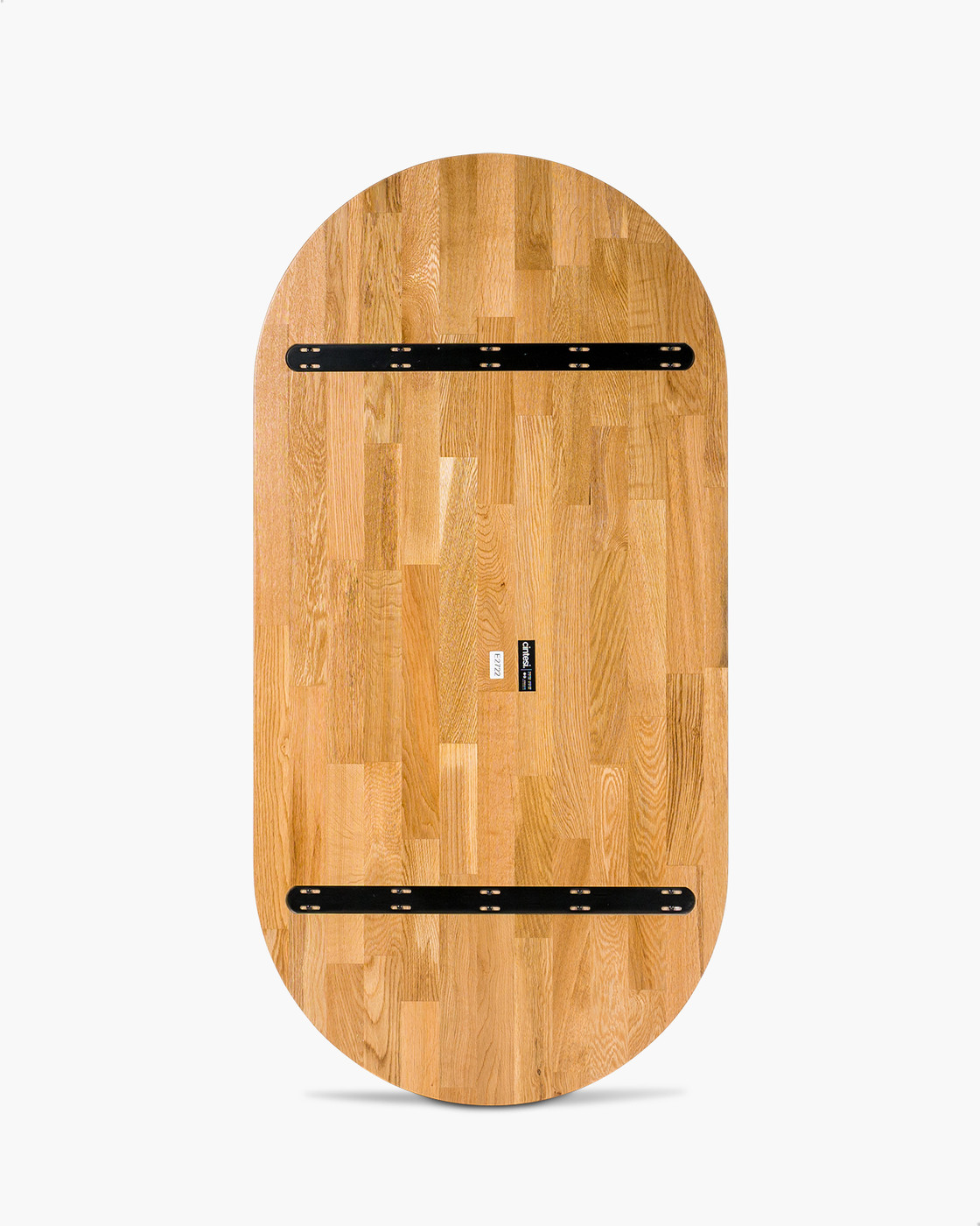 Solid Oak Table Top - Oval - 140X70Cm, Natural