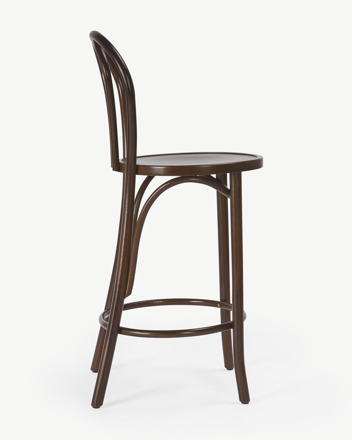Twist Bentwood Bar Stool - Walnut, 65Cm Classic