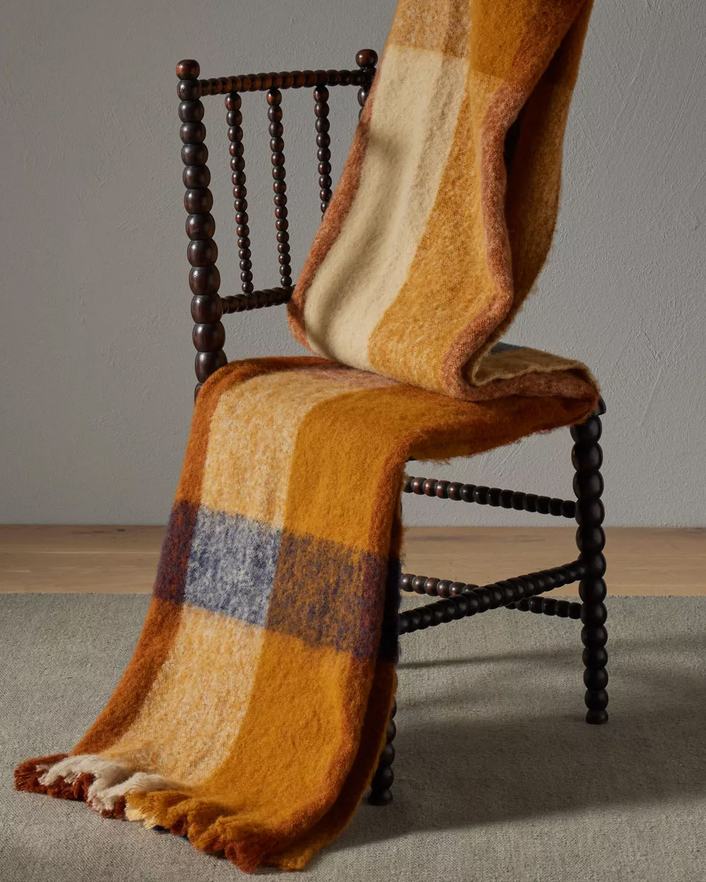 Weave Kinloch Throw - 130x200cm, , Spice