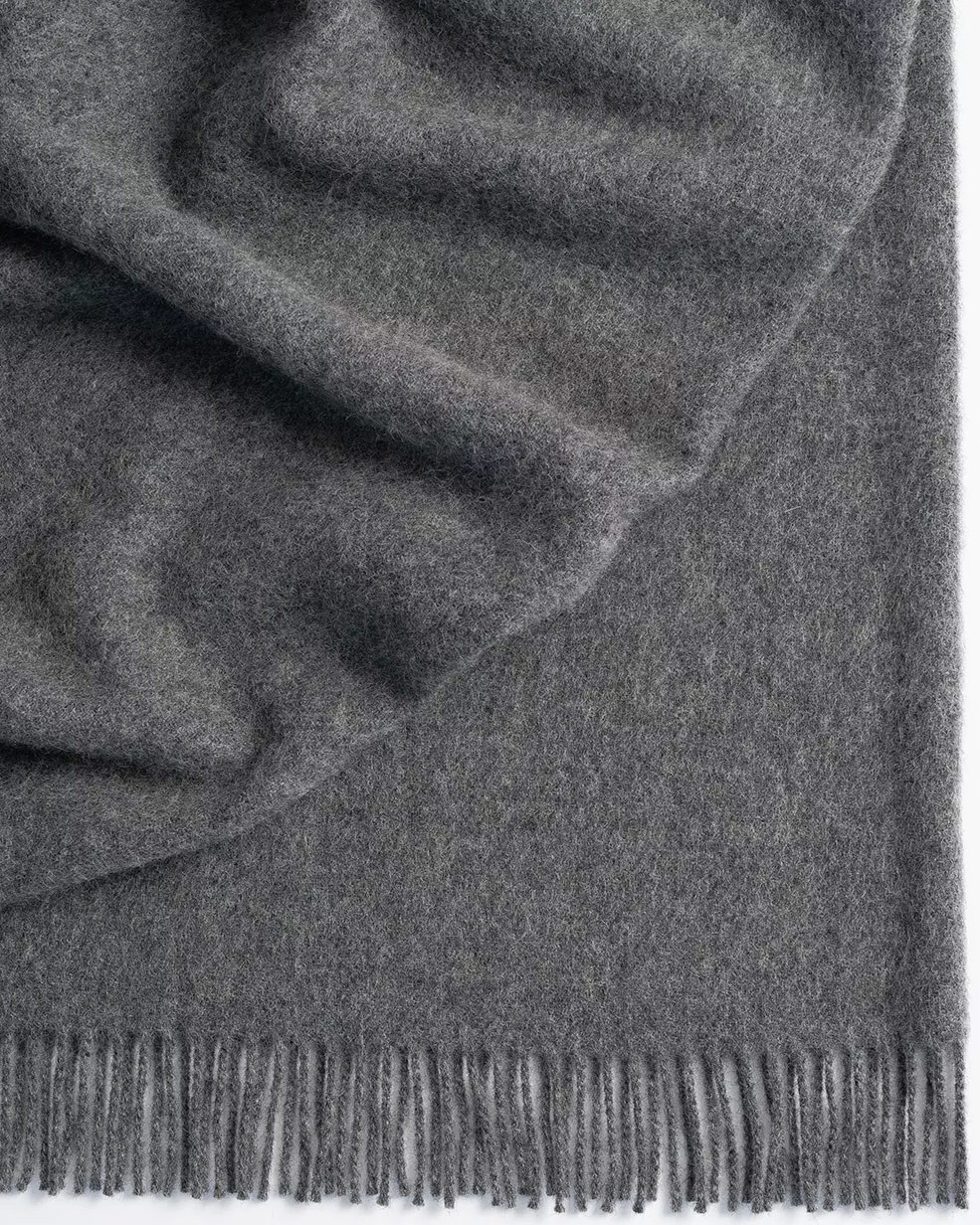 Weave Nevis Throw - 130x200cm, Charcoal