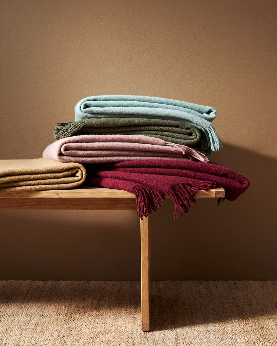 Weave Nevis Throw - 130x200cm, Rose
