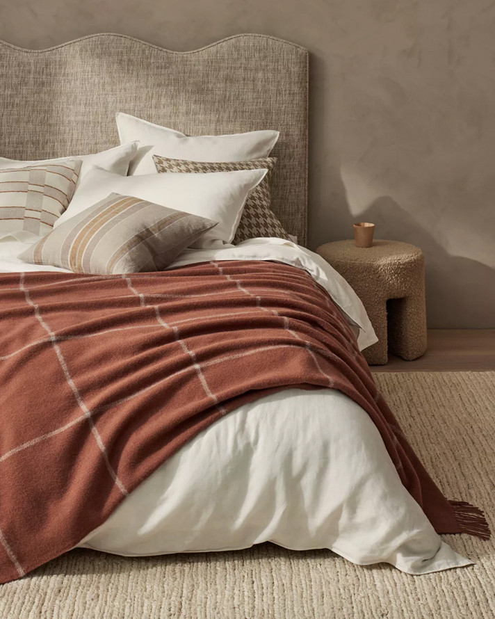 Weave Ranfurly Throw - 140x240cm, Earth