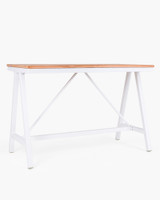 Harper Aluminium Bar Leaner Base - 1590*790*1050H, White