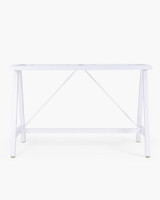 Harper Aluminium Bar Leaner Base - 1590*790*1050H, White