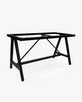 Harper Aluminium Bar Leaner Base - 1590*790*90H, Black