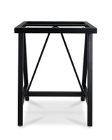 Harper Aluminium Bar Leaner Base - 790*790*1050H, Black